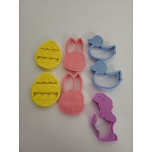 Easter Cookie Cutters Lot Of 7